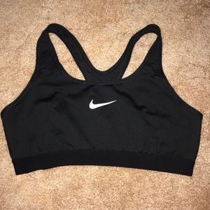 All black Nike Dri-fit Sports Bra